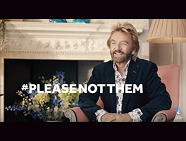 Noel Edmonds in National Lottery #PleaseNotThem commercial